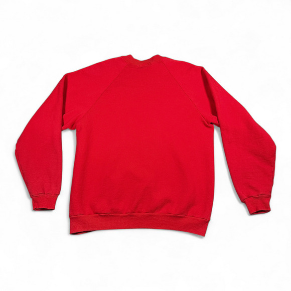 Vintage Ireland Sweater Adult MEDIUM Red Sweatshirt Sheep Celtic Creations 90s - Picture 3 of 7